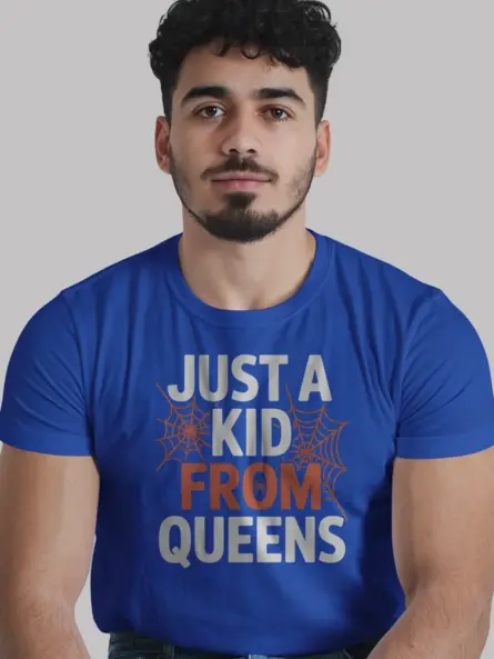 Vintage Queens Sunflower T-Shirt – Just a Kid from Queens - Image 12