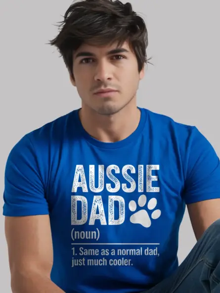 Epic Aussie Dad Shirt – Funny Australian Shepherd Dog Tee - Image 12