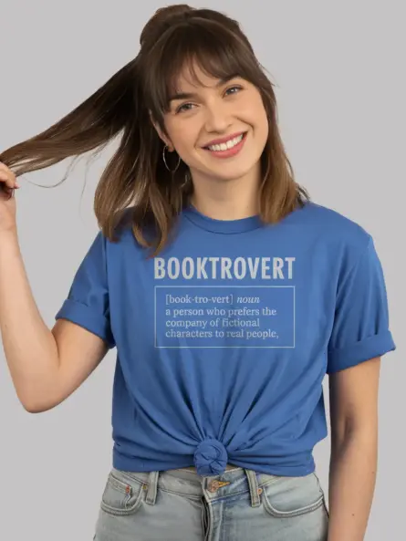 Witty Booktrovert T-Shirt – Funny Definition Tee for Introvert Book Lovers - Image 12