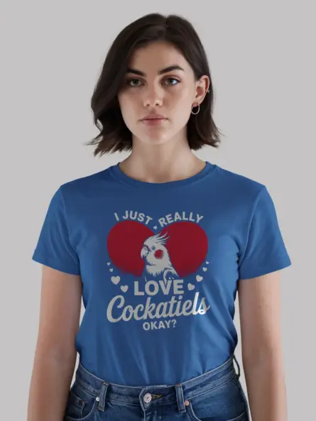 Funny Cockatiel Lover T-Shirt – Cute Bird Graphic Tee for Pet Owners - Image 12