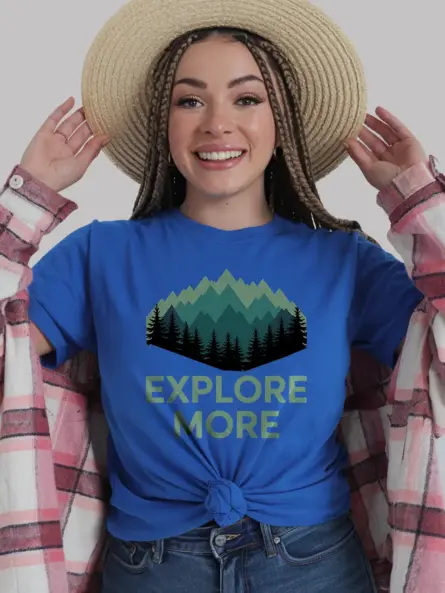 Explore More Mountain Adventure T-Shirt for Nature Lovers - Image 12