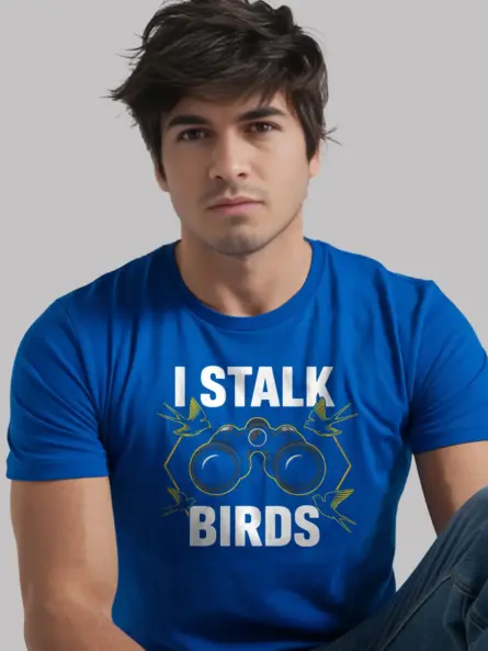 Funny Birdwatcher T-Shirt for Bird Nerds – “I Stalk Birds” Graphic Tee - Image 11