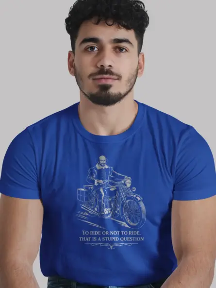 Epic Funny Motorcycle Quote T Shirt – Shakespeare Biker Humor Tee - Image 12