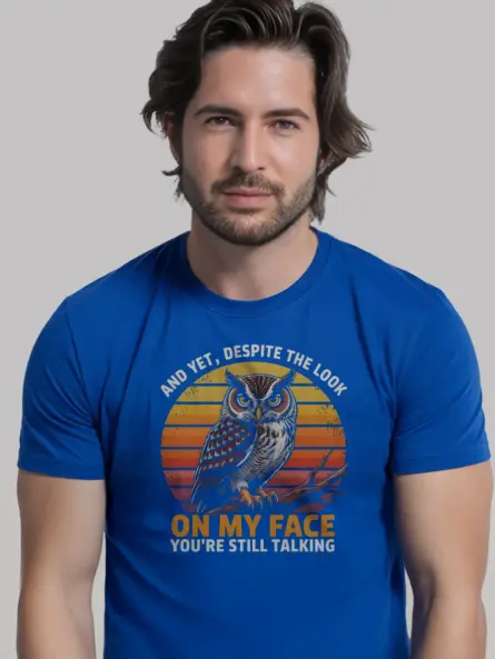 Funny Owl Quote T-Shirt for Bird Lovers - Image 11