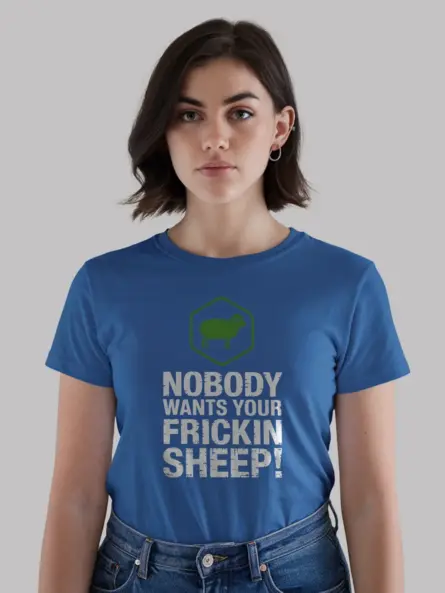Funny Sheep T Shirt – Hilarious Farm Meme Tee for Animal Lovers - Image 12
