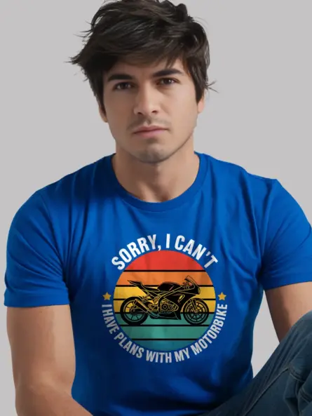 Bold Motorbike T Shirt – Retro Rider Quote Tee for Bikers - Image 12