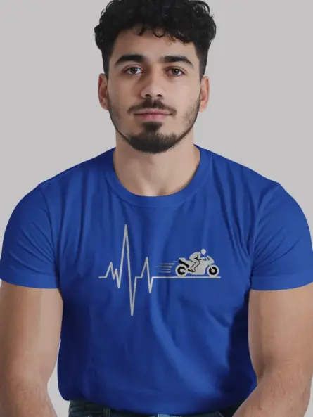 Heartbeat of a Rider – Motorcycle Heartbeat Shirt for Bikers & Nurses - Image 12