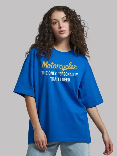 Witty Motorcycle Quote T-Shirt – Minimalist Personality Trait Biker Tee - Image 12
