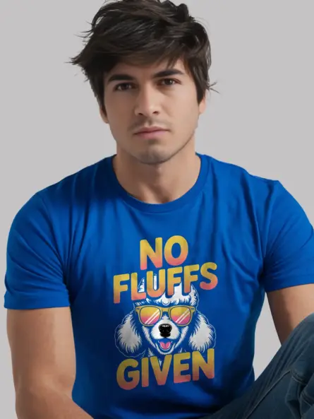 No Fluffs Given Poodle Shirt Bold and Funny Dog Mom Tee - Image 11