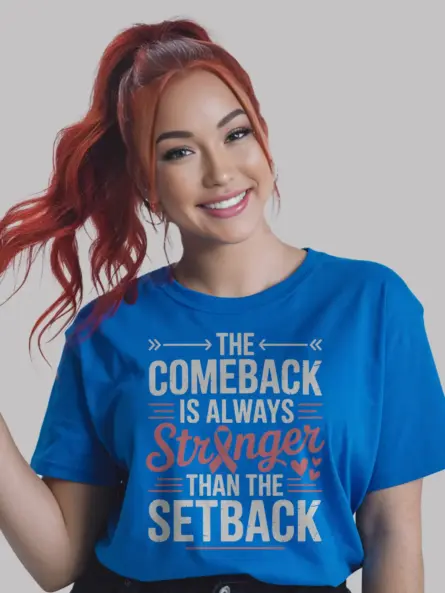Empowering Breast Cancer Comeback Shirt – October Awareness Tee - Image 11