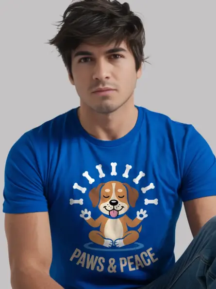 Dog Meditation T-Shirt – Peaceful Yoga Tee for Animal Lovers - Image 12