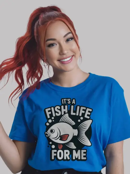 Fish Life T-Shirt – Cute Retro Graphic Tee for Ocean Lovers - Image 12