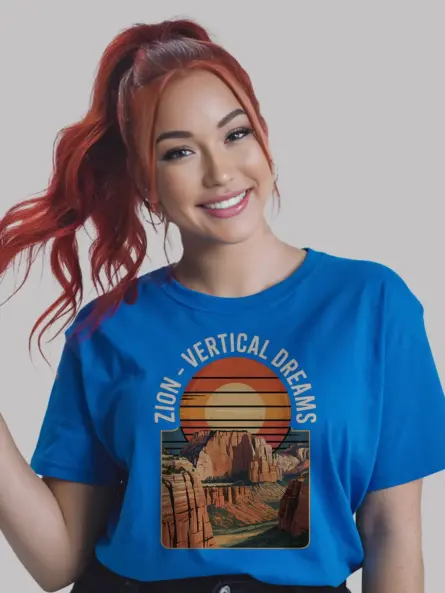 Epic Vintage Zion National Park T-Shirt – Vertical Dreams Graphic Tee - Image 12