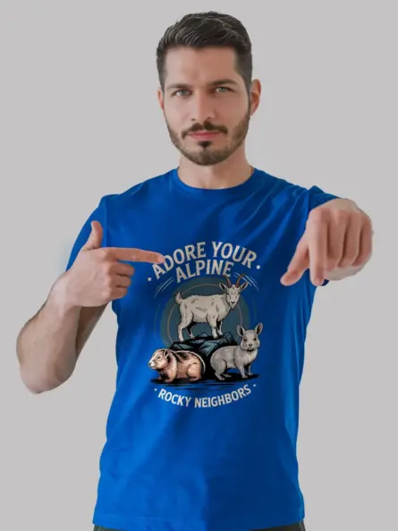Adore Your Alpine Rocky Neighbors Alpine Animal T-Shirt - Image 12