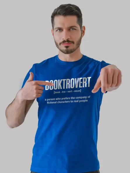 Booktrovert Shirt for Readers – Bold Minimalist Literary Tee - Image 12