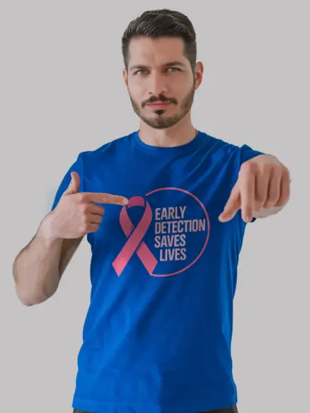Early Detection Saves Lives Shirt – Powerful Pink Ribbon Awareness Tee - Image 12