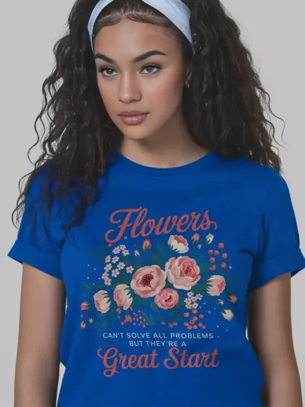 Motivational Flower Shirt Gift for Gardeners - Image 11