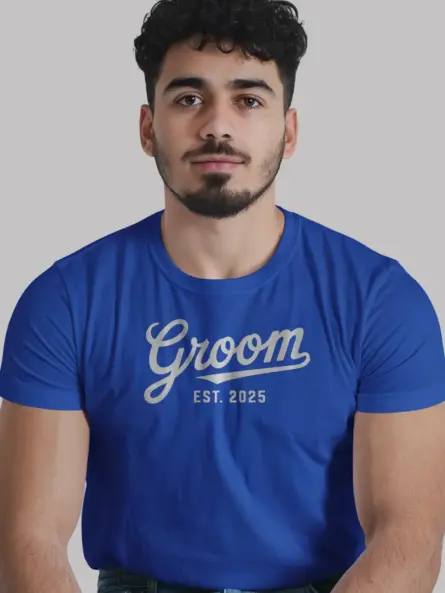 Groom Est Shirt – Vintage Wedding Tee for Bachelor Parties 2025 - Image 6