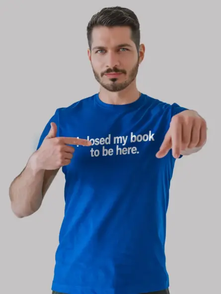 Introvert Book Shirt – Minimalist Dry Humor Tee for Readers - Image 12