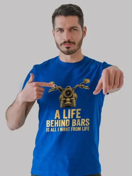 Life Behind Bars T-Shirt – Bold Retro Biker Art Tee - Image 12