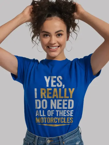 Bold Motorcycle Collector T Shirt with Vintage Humor Design - Image 12