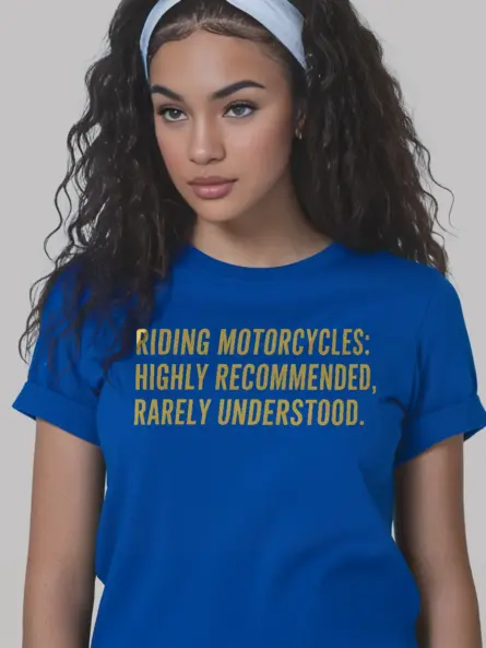 Striking Motorcycle Quote T-Shirt – Vintage Yellow Text on Black - Image 12