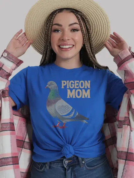 Adorable Pigeon Mom Shirt for Proud Bird Lovers - Image 12