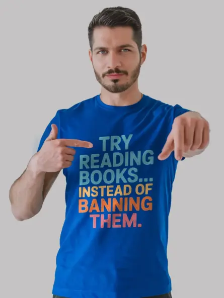 Read Banned Books Shirt – Bold Advocacy Tee for Librarians & Teachers - Image 12