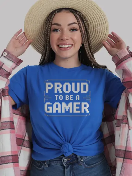 Retro Gamer Shirt Pixel Style – Proud to Be a Gamer Tee - Image 12