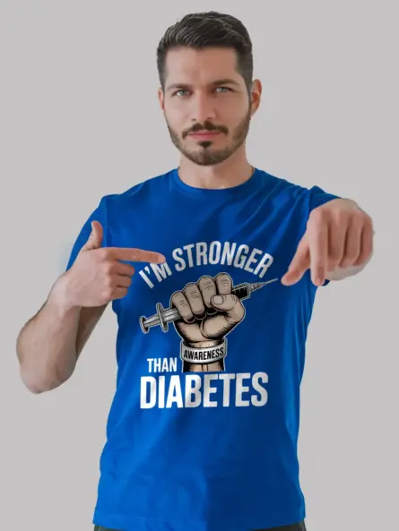 Stronger Than Diabetes Shirt – Bold Awareness Tee for Fighters & Survivors - Image 9