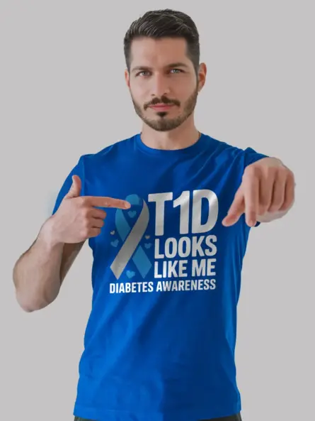 T1D Looks Like Me Shirt – Bold Diabetes Awareness Power Tee - Image 12