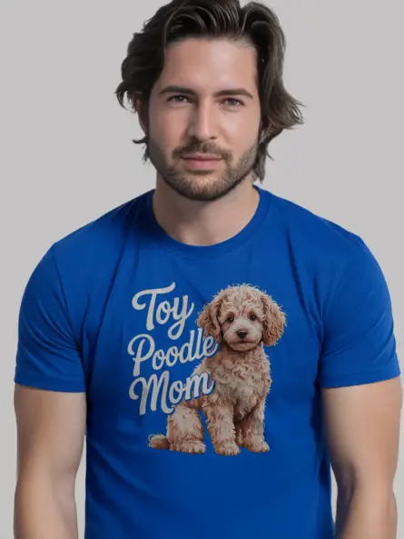 Toy Poodle Mom Shirt – Elegant Apricot Dog Lover Tee - Image 11
