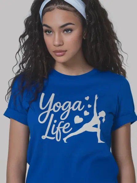 Empowering Yoga Life T-Shirt for Women Yogis - Image 12