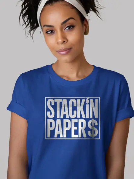 Stackin Papers Urban Money Graphic T-Shirt - Image 12