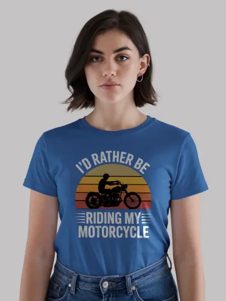 Vintage Motorcycle T-Shirt – Retro Sunset Rider Graphic Tee - Image 12