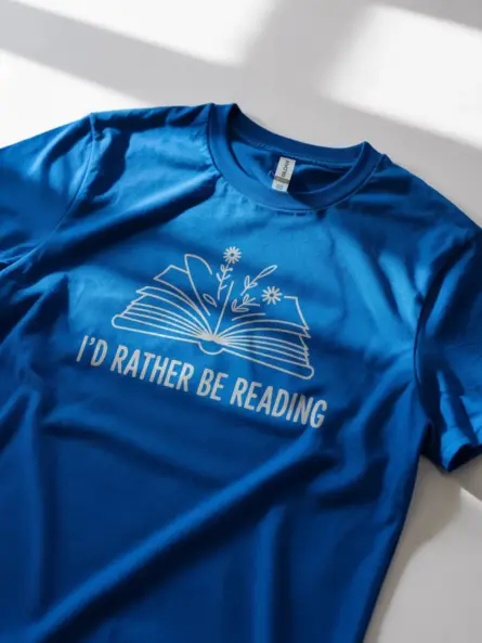 Minimalist Book Lover T-Shirt for Women - Image 3