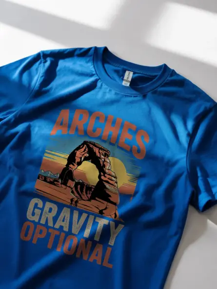 Retro Arches National Park Shirt for Climbers & Explorers - Image 11
