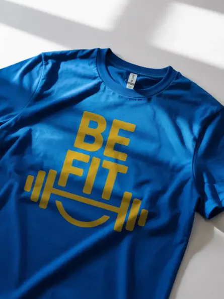 Motivational Be Fit T Shirt for Gym Lovers | Minimalist Fitness Tee - Image 11