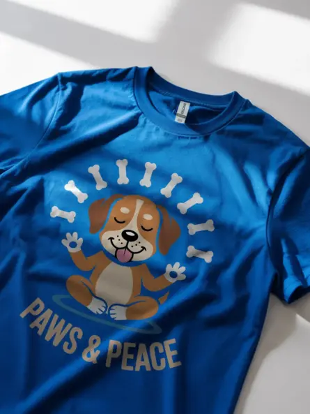 Dog Meditation T-Shirt – Peaceful Yoga Tee for Animal Lovers - Image 11