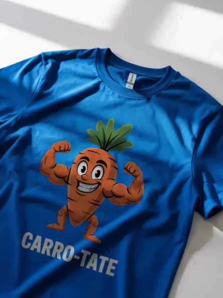 Funny Carrot T Shirt for Gym Lovers – Bold Meme Design Tee - Image 12