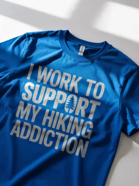 Hiking Addict Shirt – Funny Trail Obsession Tee for Workers - Image 2