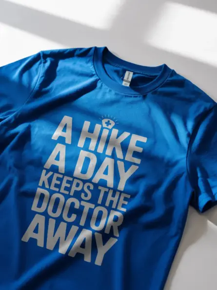 Powerful Hiking Quote Shirt – A Hike A Day Graphic Tee - Image 11