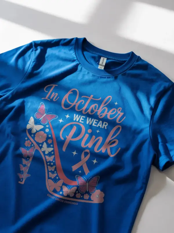 Royal Blue Lifestyle – Gifted to Survivor at October Gala – in october we wear pink shirt