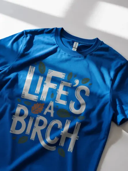 Bold Nature Pun T-Shirt – Life's A Birch Funny Outdoor Tee - Image 11