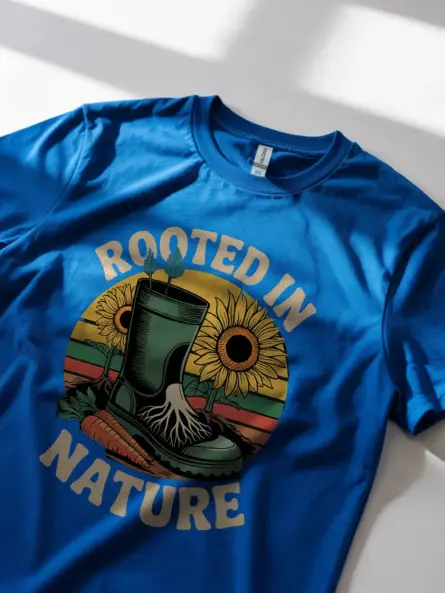 Rooted in Nature T-Shirt Vintage Gardening Tee - Image 11