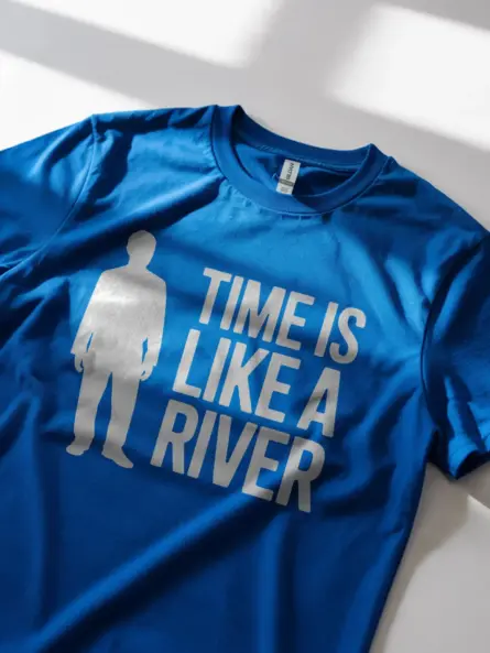 Time Is Like a River T-Shirt for Philosophy Lovers - Image 11