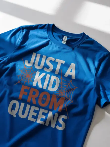 Vintage Queens Sunflower T-Shirt – Just a Kid from Queens - Image 11