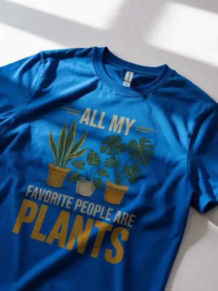 Vintage Plant Parent T-Shirt All My Favorite People Are Plants - Image 11