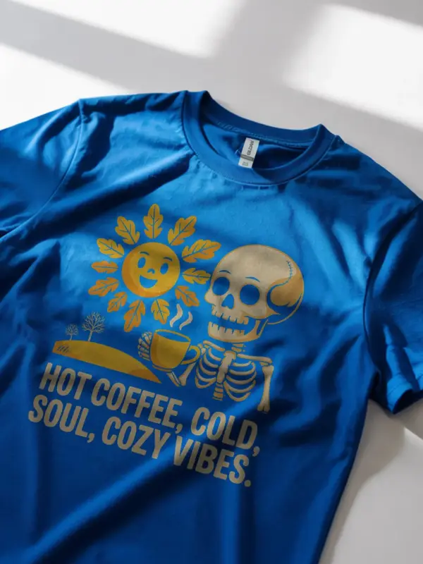 royal blue lifestyle shot – bread lover cottage baker shirt – baking mom t-shirt