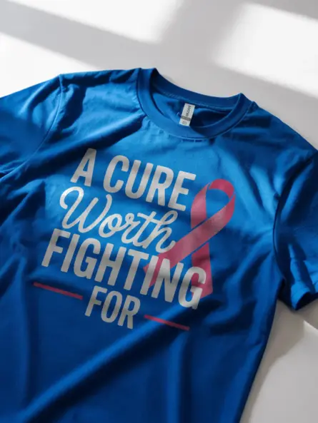 A Cure Worth Fighting For Shirt – Bold Pink Ribbon Awareness Tee - Image 12